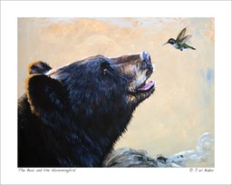The Bear and Hummingbird © J W Baker
