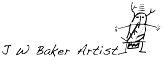 J W Baker Artist signature